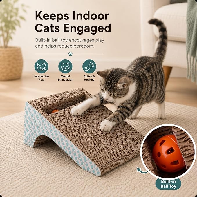 PrimePets Cat Scratcher Cardboard - Image 7