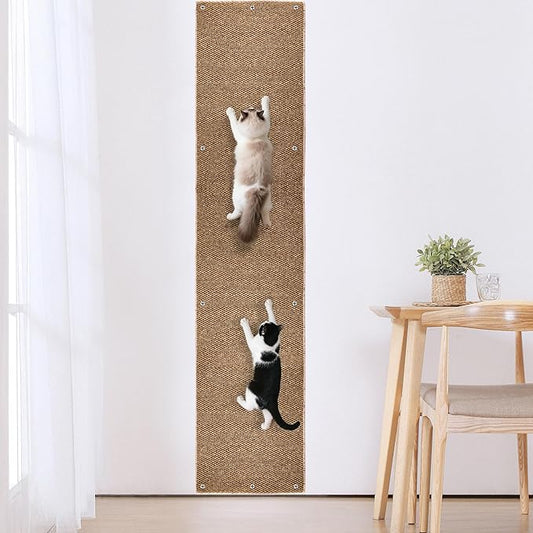 80"x15.7" Cat Wall Scratching Mat, Extra Large Cat Climbing Carpet by Unknown