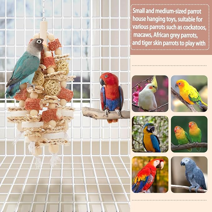 Bird Toys that is 17.5 Inches in Length, Parrot Toy Designed - Image 4