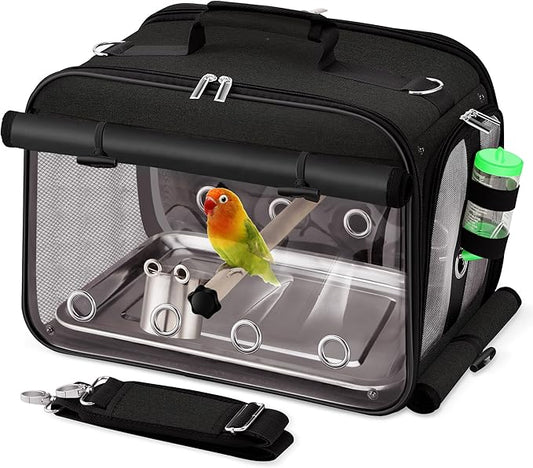 Bird Carrier Airline Approved, Bird Travel Cage by Suertree
