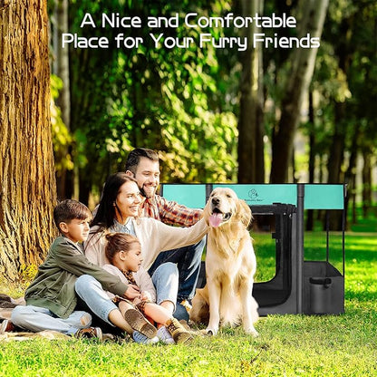 40x32x24 Inches Dog Playpen, Pet Playpen, Foldable Puppy Cat Playpen, Portable - Image 9