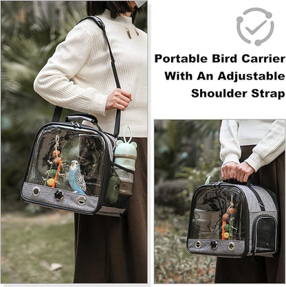 Bird Carrier Bag Bird Travel Cage - Image 5