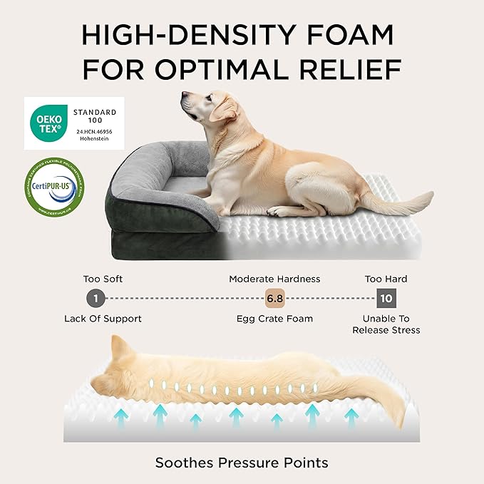 Bedsure Orthopedic Dog Bed Medium Size Dogs - Image 3