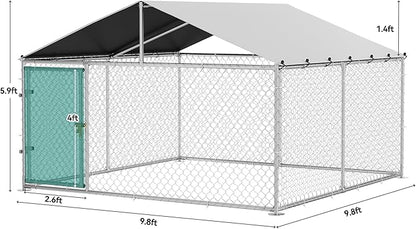 YITAHOME 10'x10' Outdoor Dog Enclosure - Image 2