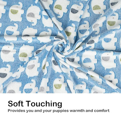 Dono 1 Pack 3 Dog Blankets, Soft Fluffy Fleece Pet Blanket Warm Sleep Mat Paw - Image 4