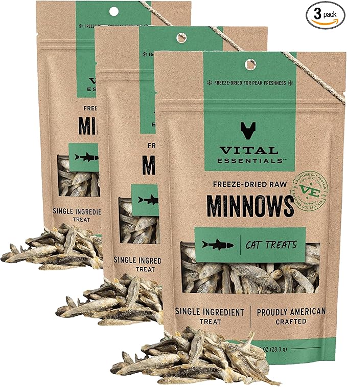 Vital Essentials Freeze Dried Raw Single Ingredient Cat Treats, 1 oz by VitalEssentials