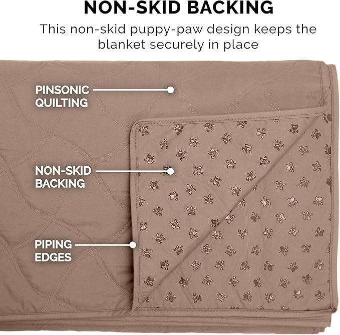 Furhaven Waterproof & Non-Slip King Size Mattress Cover Protector - Image 9