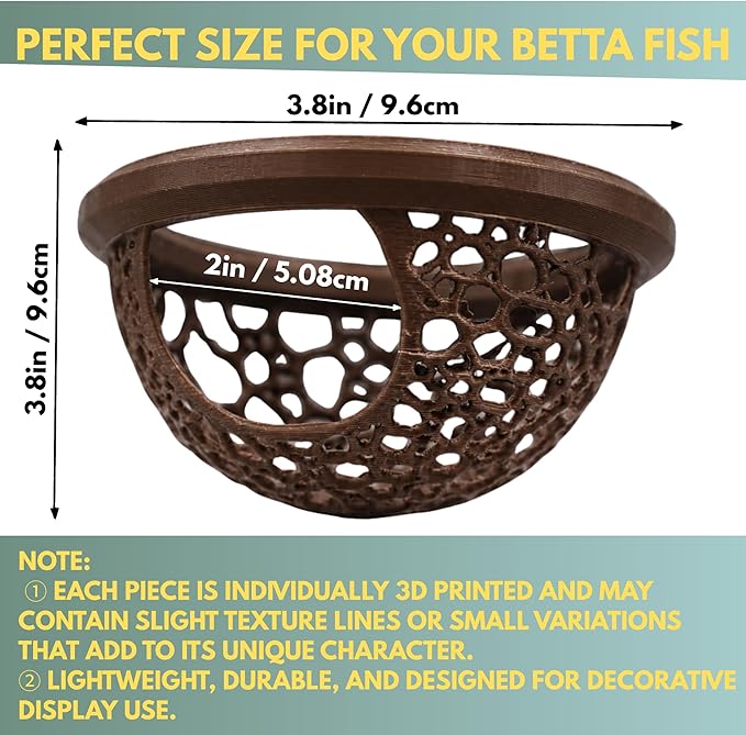 Floating Betta Fish Shrimp, Betta or Shrimp Feeder, Cave Hammock, Small Fish - Image 2