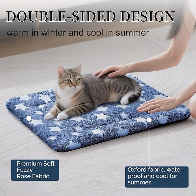 Dog Bed Mat, Reversible Crate Pad & Cute Dog Bed - Image 3