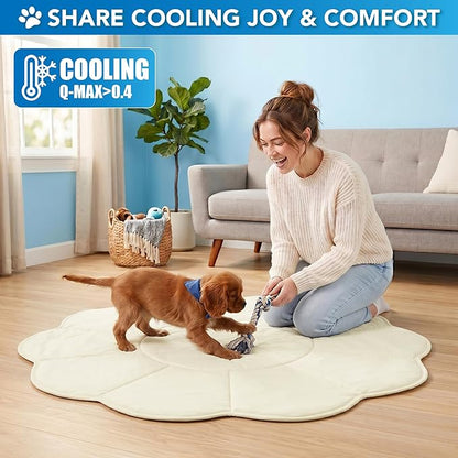 PetAmi Dog Cooling Mat, Flower Shape, Pet Pad - Image 6