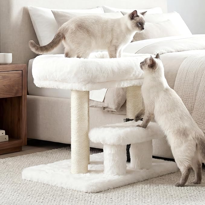 Heybly Cat Scratching Post, Small Cat Tree Tower - Image 2