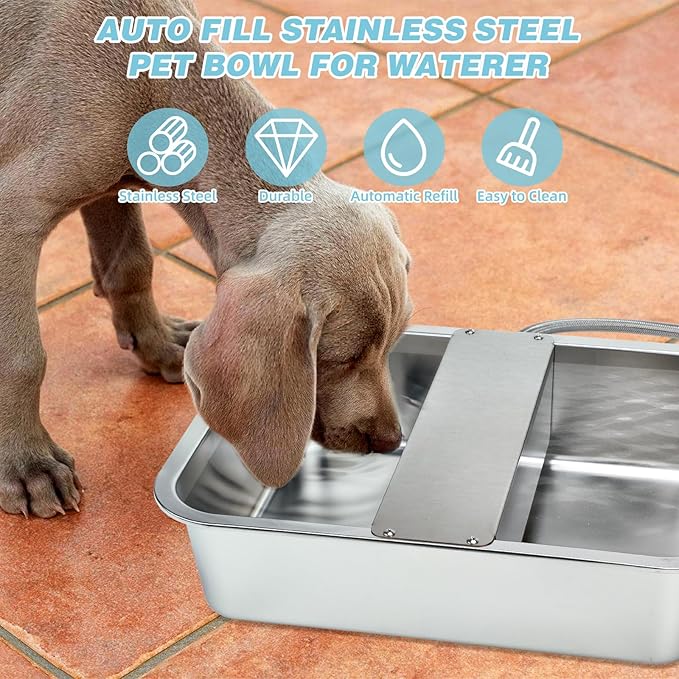 5 Gallon Automatic Dog Water Dispenser, Large Dog Water Bowl Dispenser - Image 3