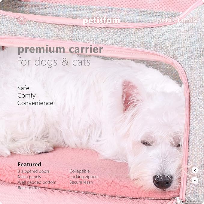 Soft Cute Travel Pet Carrier Bag - Image 5