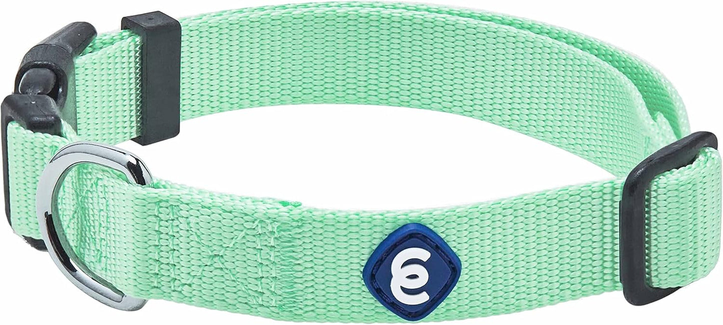 Blueberry Pet Dog Collar for Large Dogs | Adjustable, Comfortable, Stylish & Sturdy | Essentials Dog Collars for Small Dogs | High-Density Nylon with Eco-Friendly Buckles & Steel D-Ring