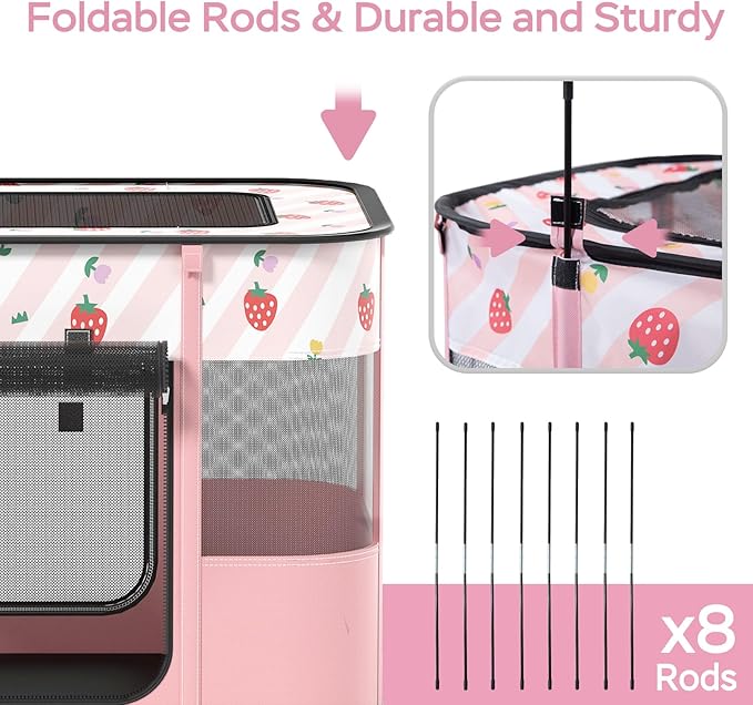 Portable Pet Playpen, Cat Playpen - Image 6