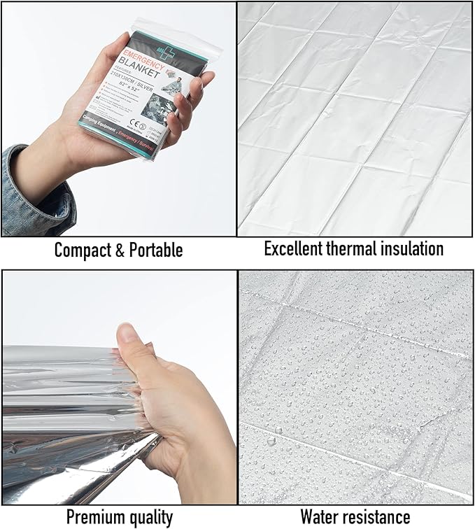 General Medi Emergency Blanket, Emergency Silver Foil Blanket– Perfect - Image 4