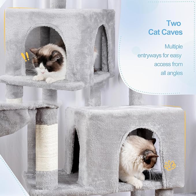 Hey-brother Cat Tree Tower, Scratching Posts - Image 5