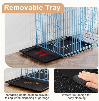 FDW Large Dog Crate 42inch Dog Cage Foldable Metal Kennel - Image 4