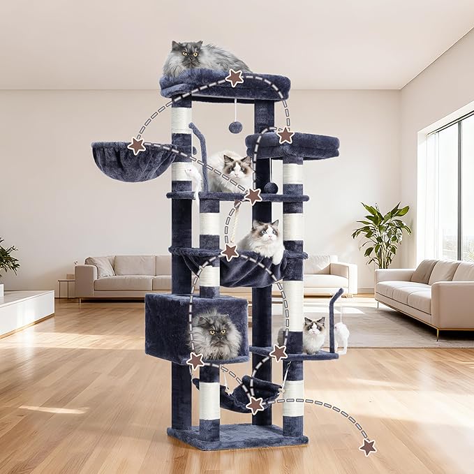 Gitelsnour Cat Tree, Cat Tower for Large Cats - Image 7