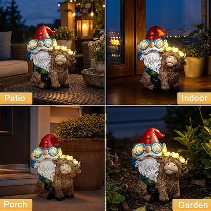 C&Y&G&X Solar Garden Gnome Statue - Image 6