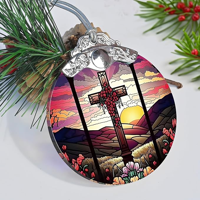 Jocidea Cross Christmas Ornament - Image 6