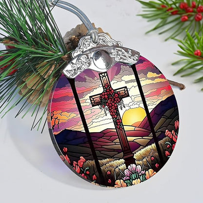 Jocidea Cross Christmas Ornament - Image 6