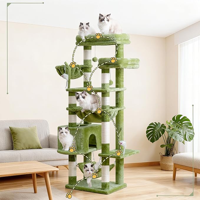 Gitelsnour Cat Tree, Cat Tower for Large Cats - Image 6