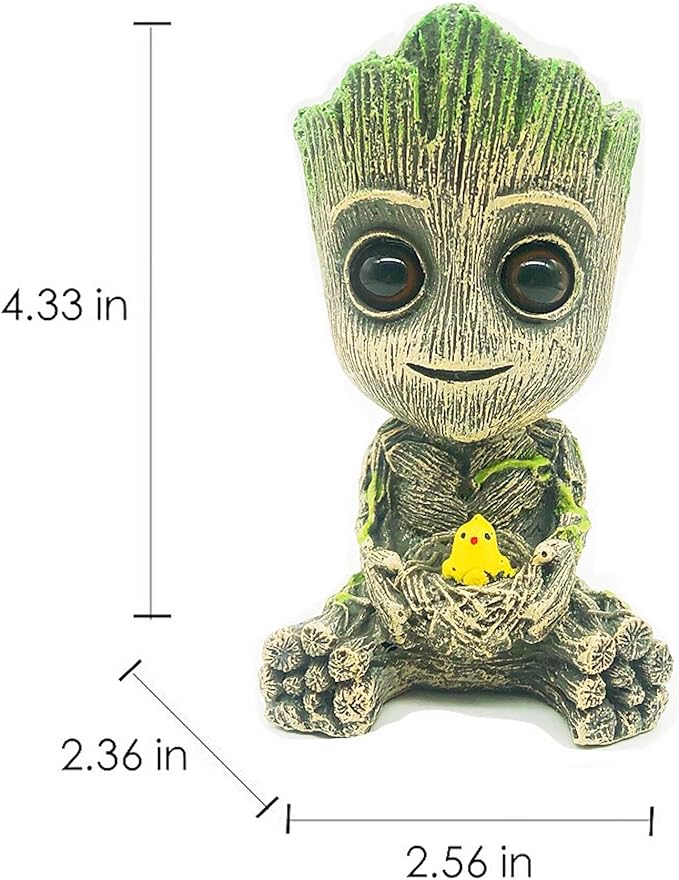 AnxunJim Aquarium Groot Air Bubbler Decorations Fish Tank Air Stone Set - Image 3