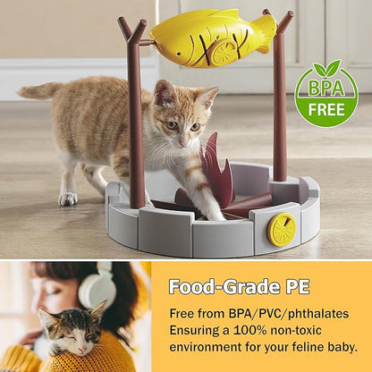 PetPals Cat Slow Feeder, Treat Dispenser - Image 4