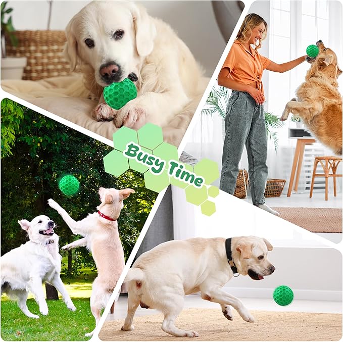Tough Dog Chew Toys for Aggressive Chewers, Indestructible Dog Balls for - Image 7