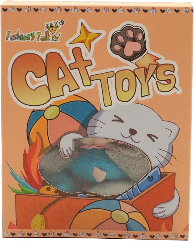 Fashion's Talk Cat Mice Toy 18-Pack Plush Catnip-Filled Mice Toys - Image 7