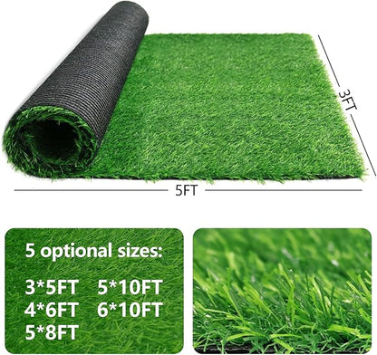 Artificial Grass Rug 4FT x 6FT – UV & Wear Resistant, Pet-Friendly Artificial - Image 3