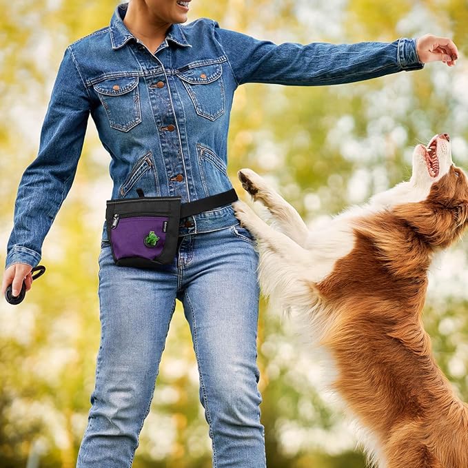 Gobeigo Dog Treat Pouch and Training Clicker, Upgrade Two Magnetic Closure to - Image 5