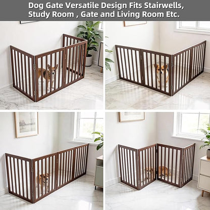Dog Gate Indoor, Freestanding Dog Fence - Image 4