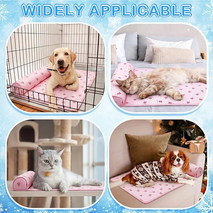 DoubleFill 4 Pack Cooling Pet Mats 23.6" x 31.5" Cooling Dog Beds - Image 7
