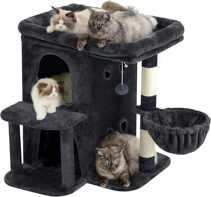 Heybly Cat Tree, 26.3-inch Cat Tower - Image 9