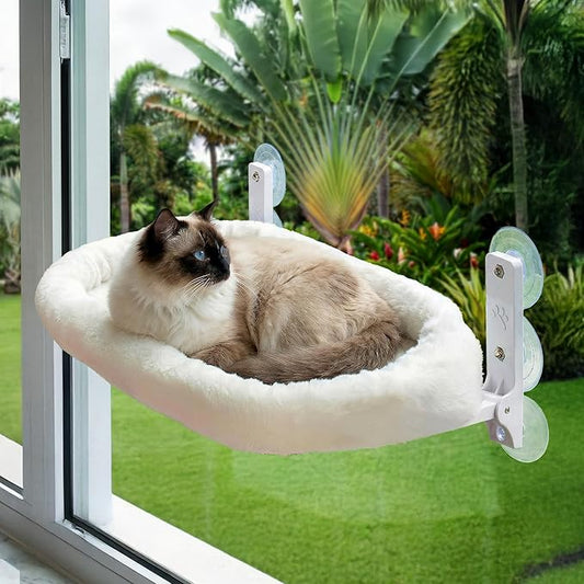 Cat Window Perch – Strong 6 Suction Cup Foldable Cat Hammock Bed by Unknown