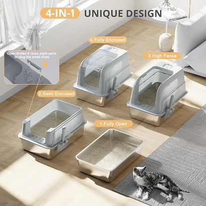 Stainless Steel Cat Litter Box - Image 5