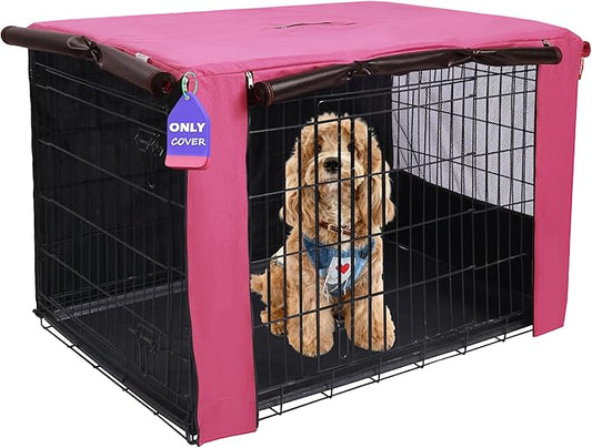 HiCaptain Breathable Dog Crate Cover 36 Inch, Durable Heavy Duty Kennel Cover by HiCaptain