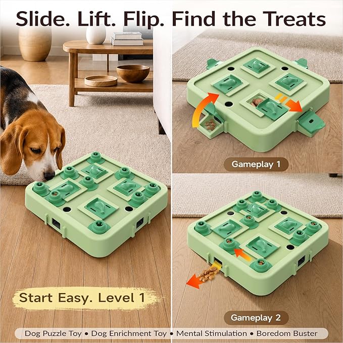 KADTC Dog Chess Puzzle Toy, Large Size, 3 Levels of Step-by-Step Challenge - Image 4