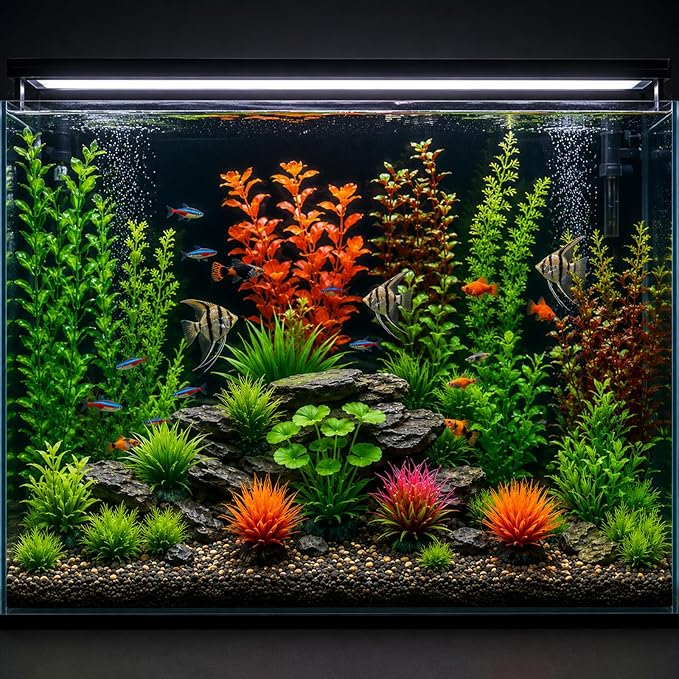 16-Piece Artificial Aquarium Plants Set – Vibrant, Realistic Fish Tank - Image 5