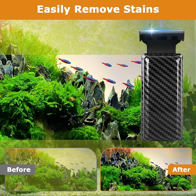 hygger Magnetic Fish Tank Cleaner, Aquarium Glass Cleaner - Image 2