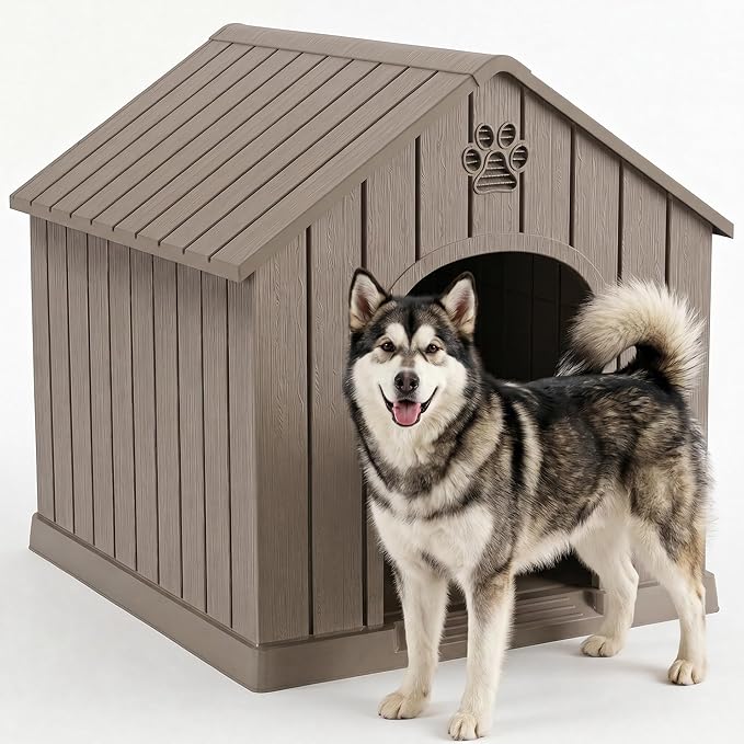 EFU Large Dog House Outdoor Indoor, Waterproof Puppy Dog House - Image 8