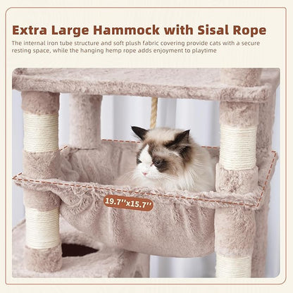 Gitelsnour Cat Tree, Cat Tower for Large Cats - Image 2