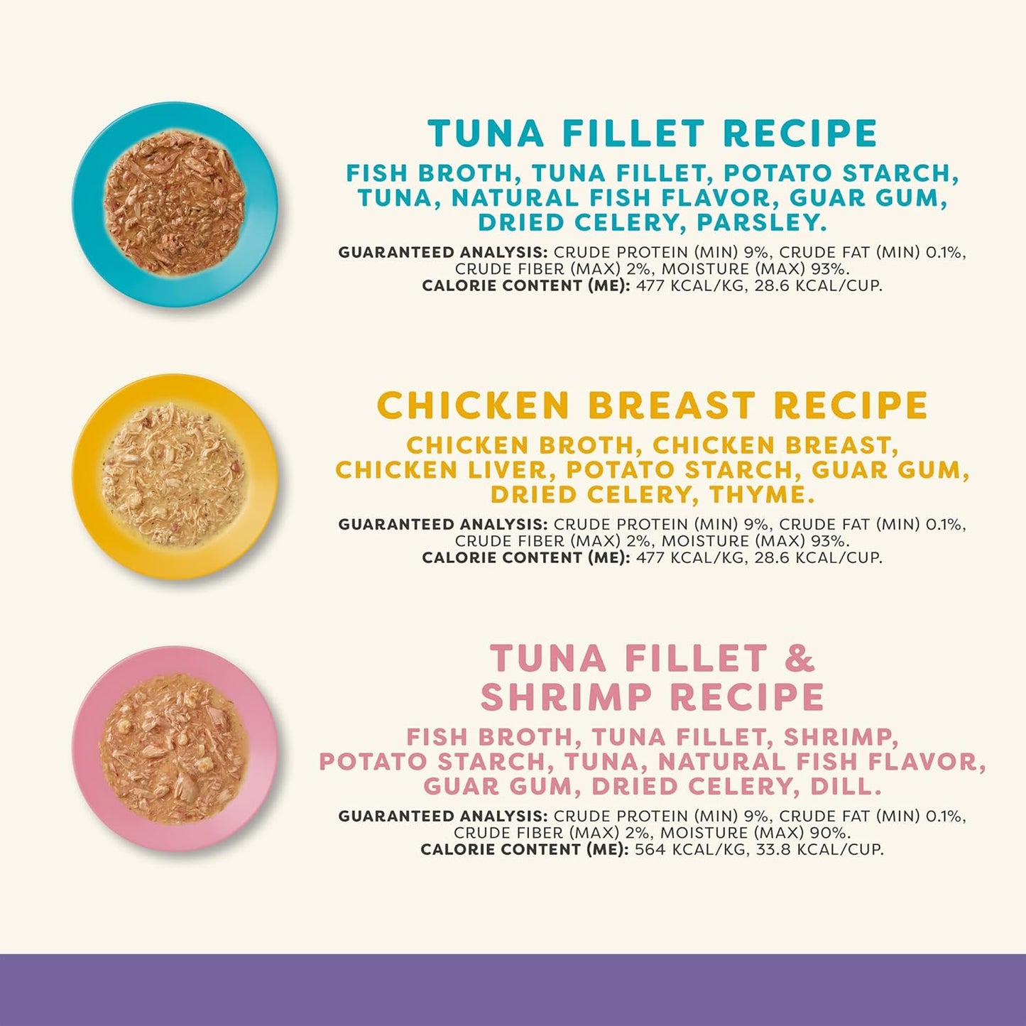 Applaws Natural Wet Cat Food, Limited Ingredient, Grain-Free, Protein with No Artificial Additives, Variety Pack in Gravy (8X 2.12 oz Easy-Open Cups)