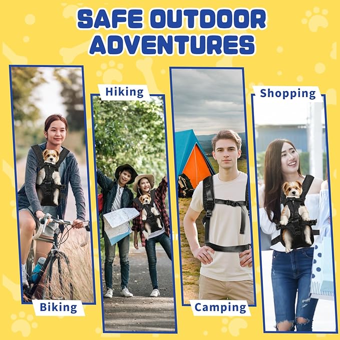 Dog Backpack Carrier, Legs Out Front Pet Carrier - Image 7