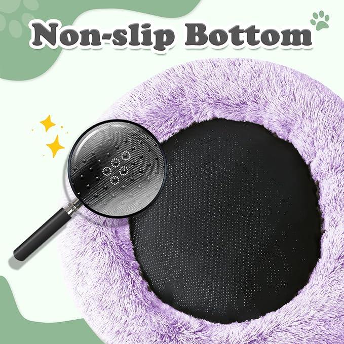 JOLLYVOGUE Dog & Cat Bed, Calming Anti-Anxiety Pet Bed - Image 3