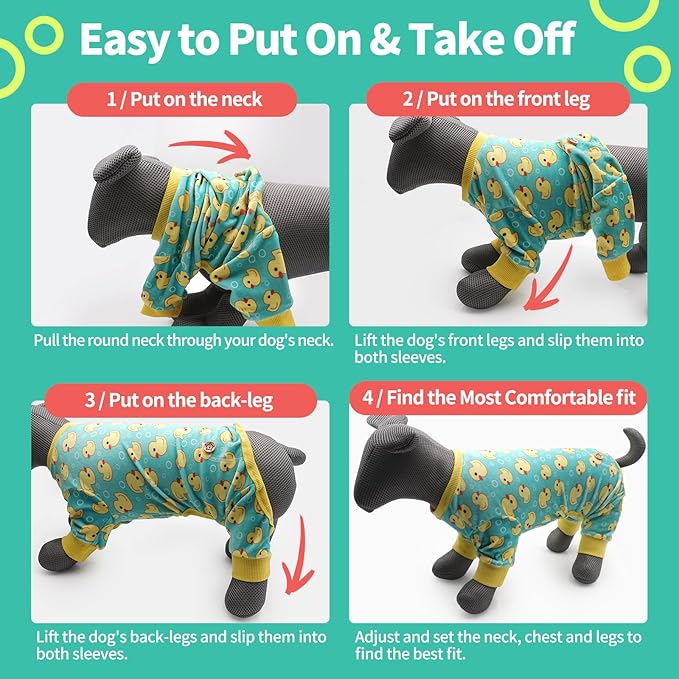 KYEESE Dog Pajamas Velvet Dog Pajamas Small Sized Dogs Dogs Pjs - Image 8