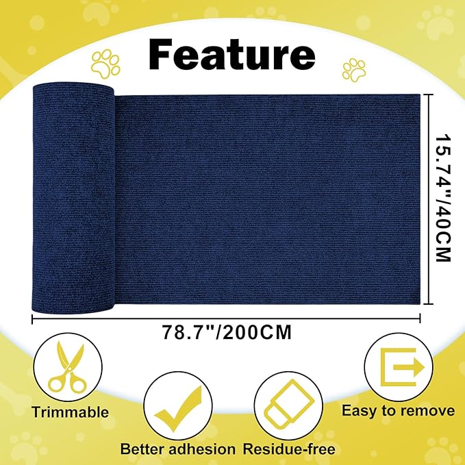 ENONCI 78.7"x15.8" Large Couch Protector from Cat Claws, Anti Scratch Furniture - Image 8