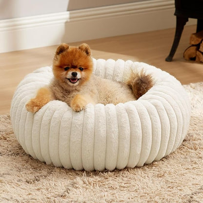 Bedsure ComfyFleece™ Donut Small Dog Bed by Unknown